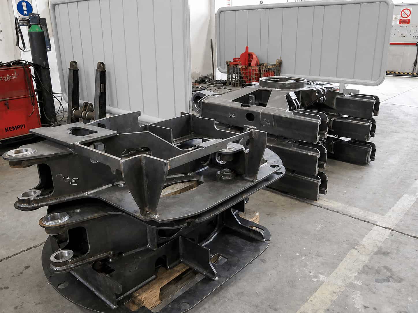Componenti industriali pesanti per settore metalmeccanico.